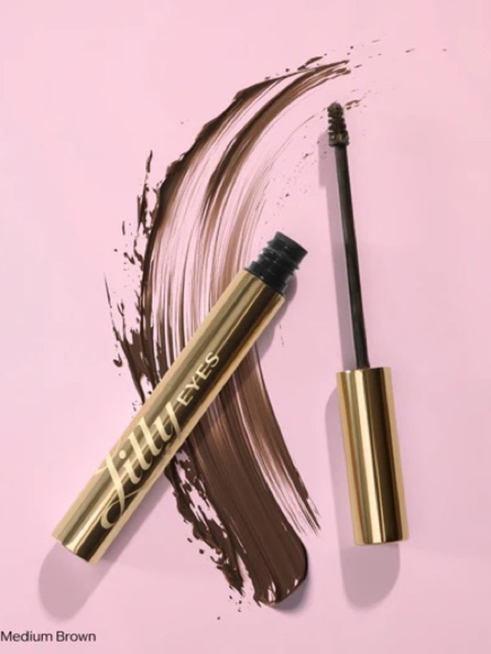 ‼️NWT‼️Lilly Lips All The Fills 3D Brow Tinted Fiber Gel Medium Brown